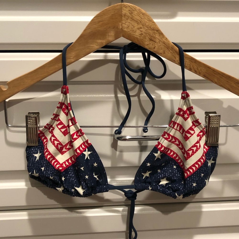 Patriotic bikini top